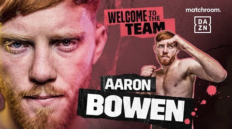Aaron Bowen signs with Matchroom