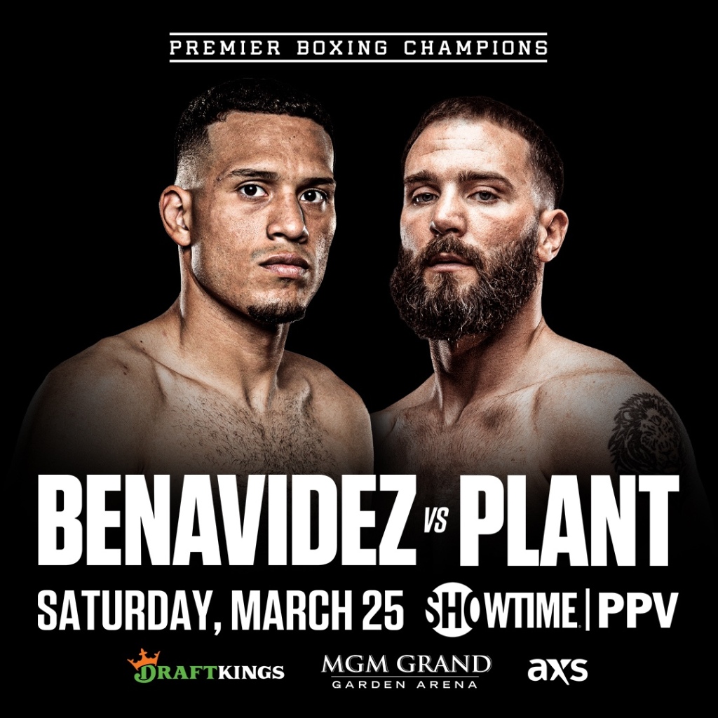 David Benavidez vs. Caleb Plant confirmed for March 25 in Las Vegas